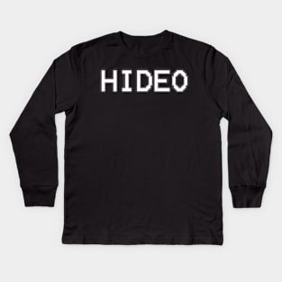 HIDEO MGS Metal Gaming Gear Video game Kids Long Sleeve T-Shirt